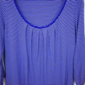 Boden Tops - Boden Striped 3/4 Sleeve Shirt Boden Tops - Boden Striped 3/4 Sleeve Shirt